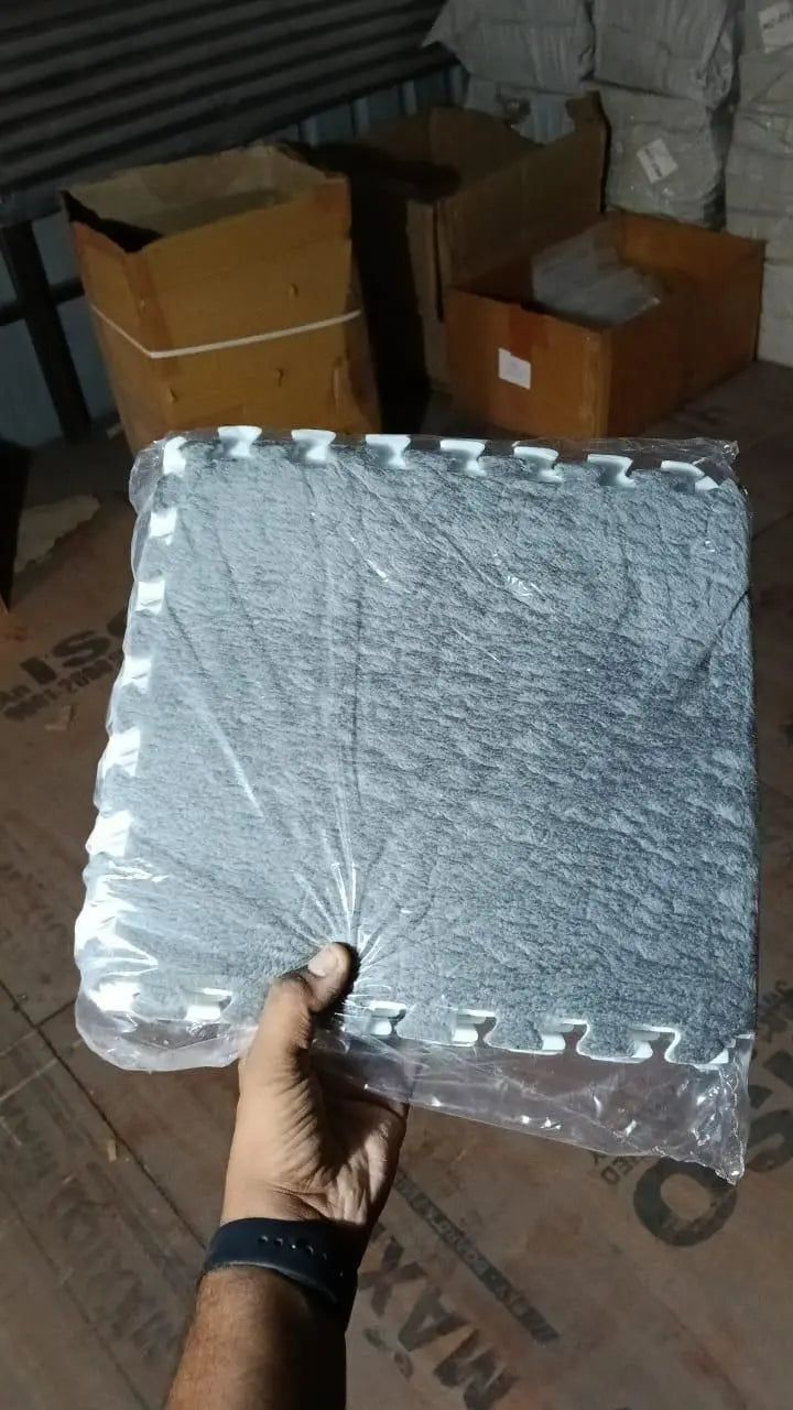 Interlocking Carpet Tiles Mat (6pc)